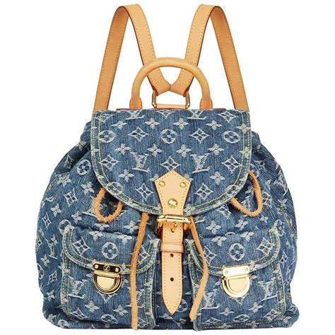 louis vuitton denim backpack|louis vuitton backpack anklet.